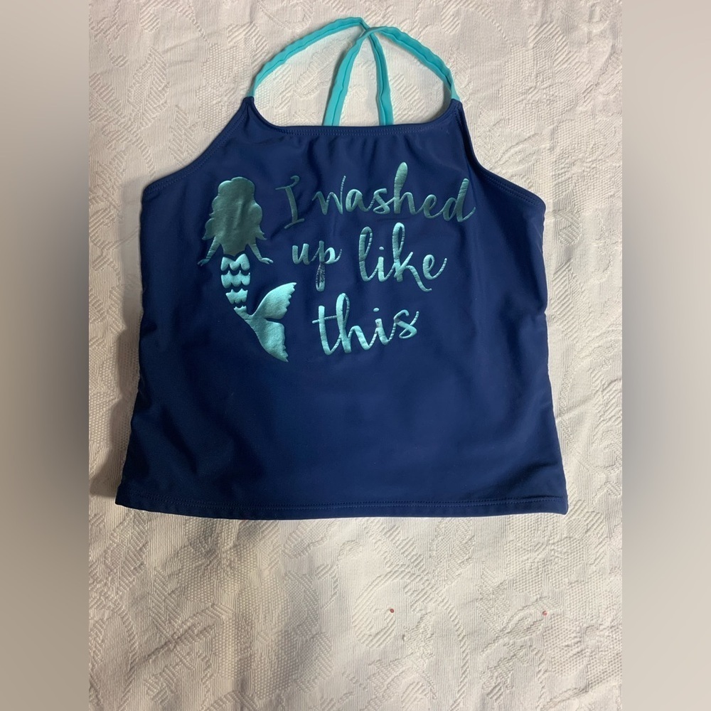 Girls mermaid bathing suit top